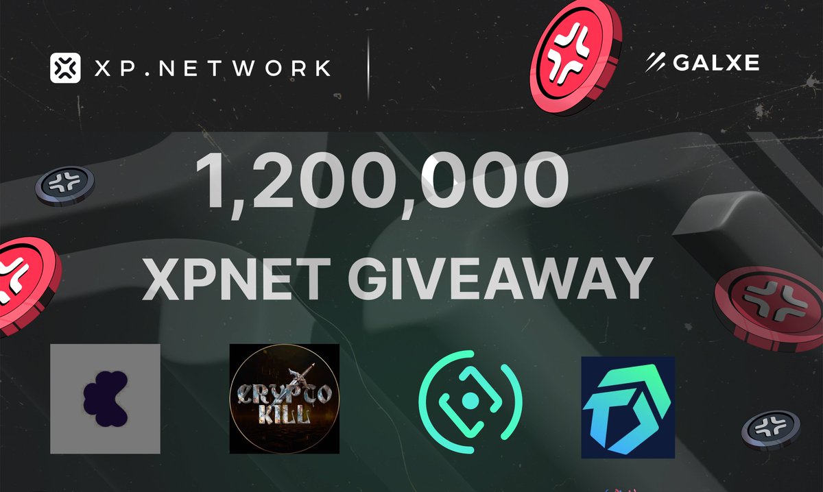 🚀 We’re Live! 🚀

The highly anticipated XP.NETWORK Bridging Campaign on #Galxe has officially launched! 
Join us and our partners @TenEx_Official , <a href="/cryptokill_io/">CryptoKill</a> , <a href="/Tokrfun/">tokr.fun</a> , and <a href="/Envelop_project/">ENVELOP (NIFTSY)</a>  for this exciting cross-chain journey. 🌉✨

💰 Prize Pool:
