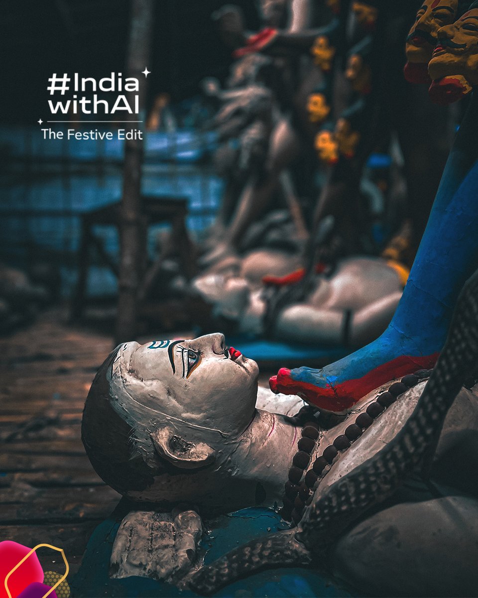 airindia's tweet photo. Join us on #IndiawithAI The Festive Edit, as we take you to Kolkata to celebrate Kali Puja, that falls on the same day as Diwali.
The city comes alive with stunning pandals, showcasing grand idols of the Goddess, beautifully adorned with garlands. Devotees gather to perform rituals late into the night, lighting diyas and offering hibiscus flowers, sweets, rice and lentils.
The sounds of 'Shyama Sangeet' and traditional drums known as ‘dhaks’ fills the air, creating an electric atmosphere of devotion and energy.
Share your festive moments with us using #IndiawithAI to stand a chance to win an Air India Gift Card every week!
Credits: sourojitsamanta on IG
#AirIndia #FlyAI #NonStopExperiences #AIConnections #FestiveSeason #kolkata