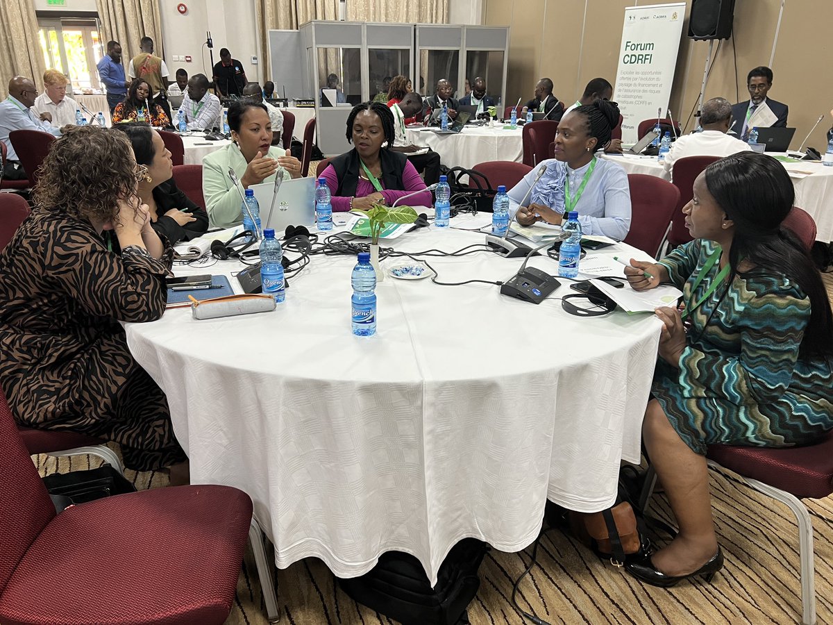 nawsheenh's tweet photo. Day 2 of the #CDRFIforum has started. The participants at each table are reflecting on yesterday’s sessions and each group will present their thoughts 💭.
#ADRiFi #ACRIFA https://t.co/8apAgXGwE2