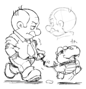 PurbleBun's tweet image. Vróchos!Marvin Sketches #SML #Aethos