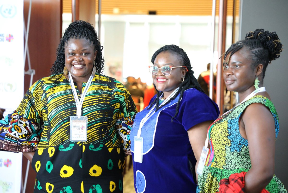 unwomenafrica's tweet image. It&apos;s lift off ✈️ as we officially open the #Beijing30 Youth &amp;amp; Civil Society Organizations Consultations!🎊 What a privilege it is to witness advocates from across Africa in one space, speaking in one voice sharing their experiences related to #genderequality &amp;amp; women’s empowerment