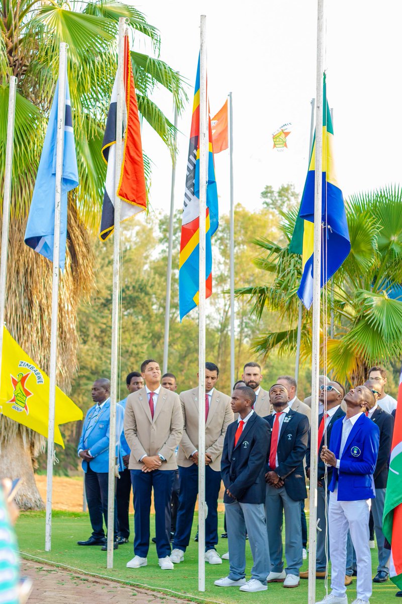 TeamZimOlympic's tweet photo. ๐๏ธโโ๏ธ Exciting News! 2024 All Africa Golf Team Championship underway at Bulawayo Golf Club! ๐โณ๏ธ Zimbabwe's Michael Wallace, Kelvin Muchenje, Vincent Chidambazina & Keegan Shutt ready to shine! ๐ฟ๐ผโจ Wishing @zimgolfassn & all participants best of luck! #TeamZim https://t.co/Ml2jgwX8lj