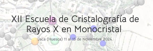📣XII Escuela de Cristalografía de Rayos X en Monocristal
🗓️10-16 noviembre 2024
➡️acortar.link/V1zOZH