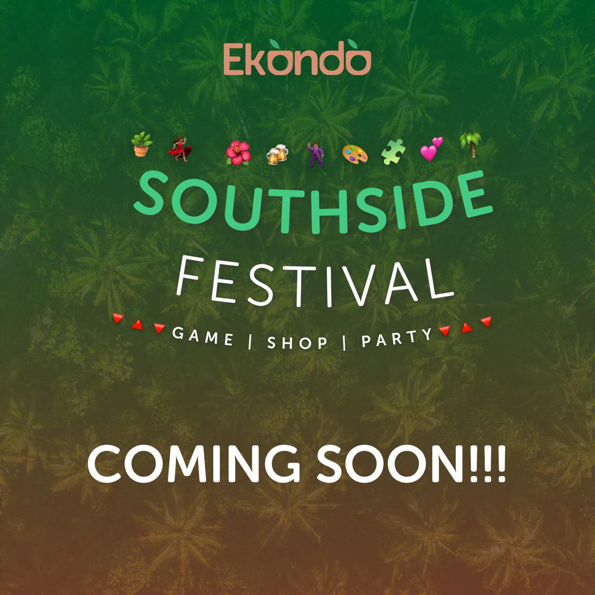 ekondolife's tweet photo. Abuja! Are you ready to celebrate? 🎉🥳

The 4th edition of the biggest festival 🎊 of the year is almost here😁💃🏿

Guess the date? 🤔🗓️ &amp; check out our Token giveaway on Instagram

The official date🗓️ &amp; winners🥇 of our tokens🎟️ will be announced next week! 🧏🏽‍♂️

#SouthsideFest4 https://t.co/MSL4KqHm6j