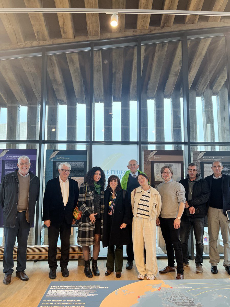 Prize_Papers's tweet image. Last week, the Prize Papers team visited Ciboure to attend a conference and visit the exhibition “Lettres de la mer, Le Pays basque et le nouveau monde au XVIIIe siècle”. We thank @AnnabelleLaf &amp;amp; Céline Mounole for their hospitality and look forward to 4 years of collaboration!