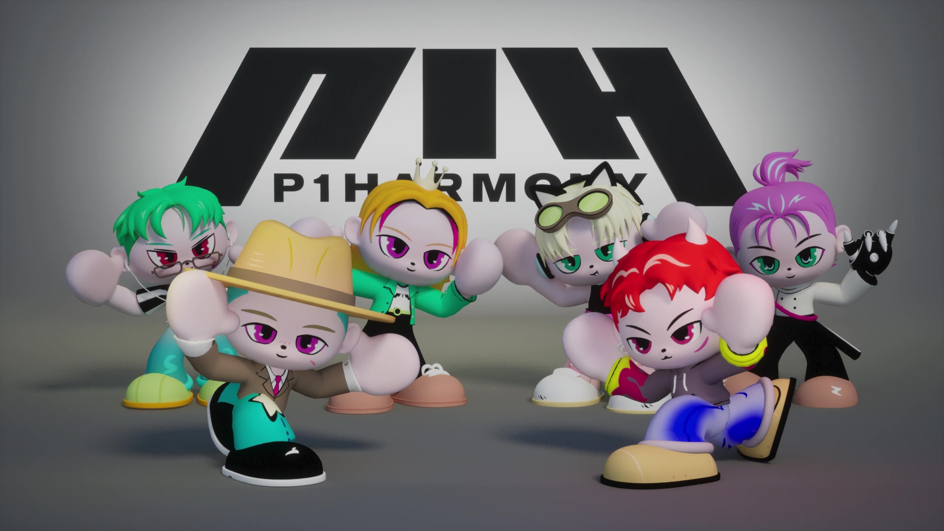 p1harmony マスコット　公式 P1HARMONY P1KIDS OFFICIAL MD [P1KIDS DOLL] - Kpop USA