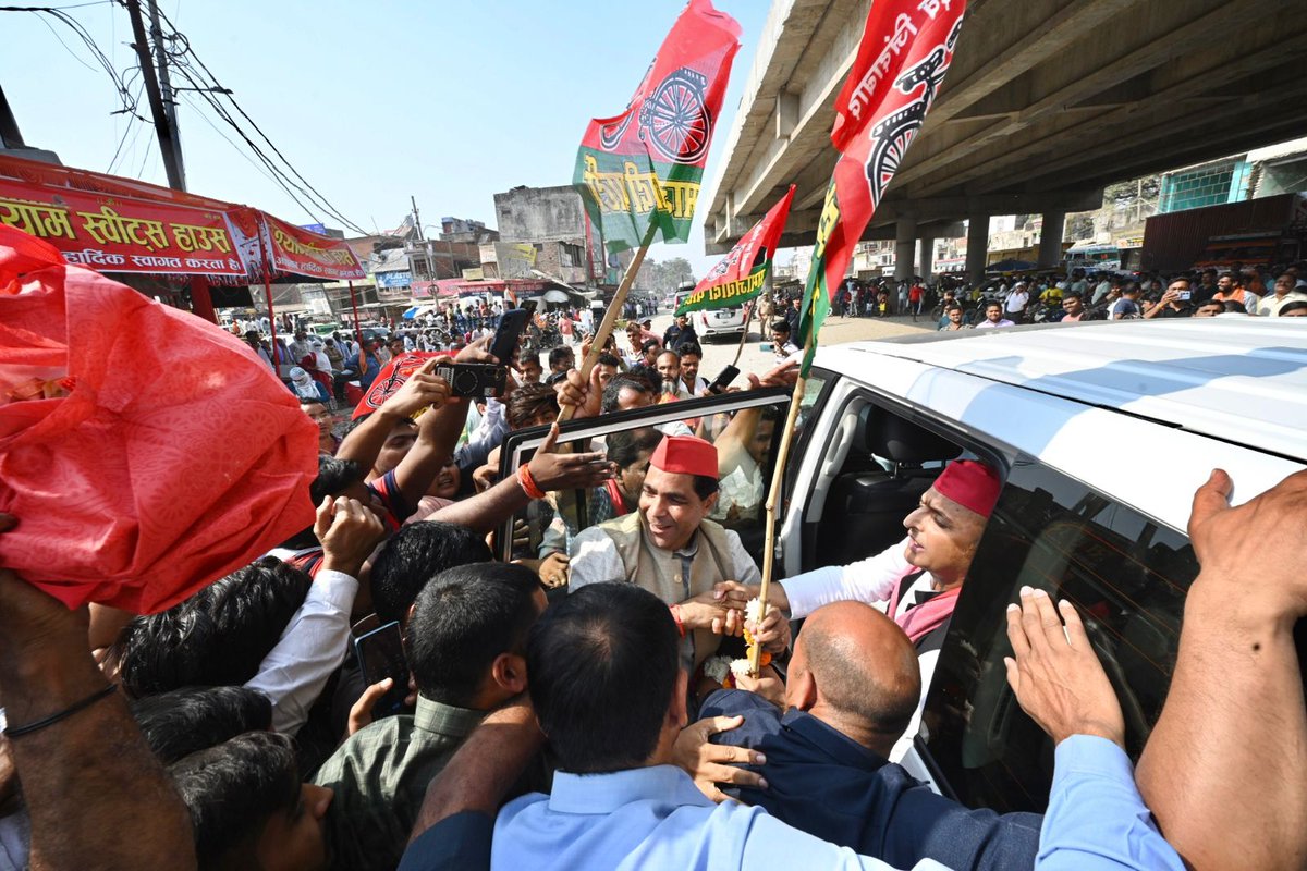 माननीय राष्ट्रीय अध्यक्ष श्री अखिलेश यादव जी का हरदोई दौरा।