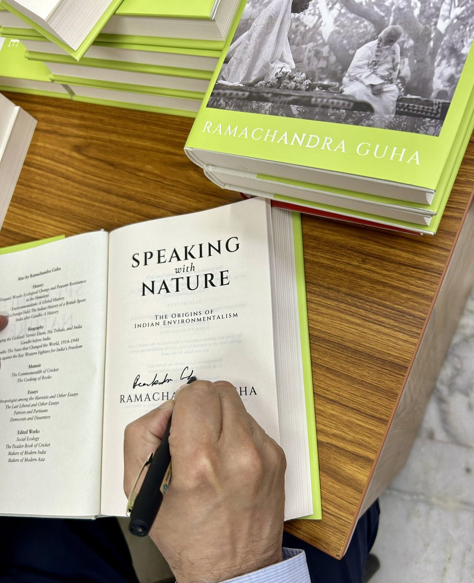 Honour to have <a href="/Ram_Guha/">Ramachandra Guha</a> sir for book signing at our store……