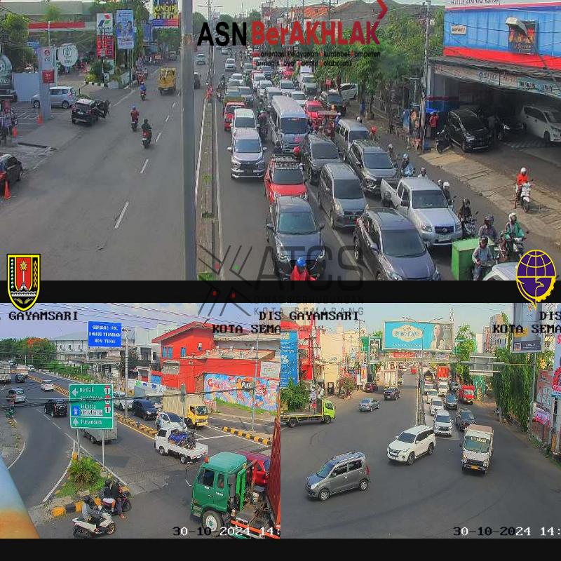 14.33 WIB ,  pantauan arus lalin di simp gerbang tol gayamsari terpantau  ramai lancar, selalu berhati hati dalam berkendara, utamakan keselamatan  bukan kecepatan:)
#lalinSMG
@mbakitasmg
@dishubkotasmg
#lalinsmg
#atcskotasmg
#Semarang
#pemerintahkotasemarang
#pemkotsemarang