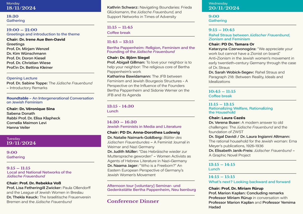 Judith Müller (@drjudithmueller) on Twitter photo Looking forward to this #conference at the @jmfrankfurt in cooperation with the <a href="/LeoBaeckJeru/">Leo Baeck Institute Jerusalem</a>, the <a href="/goetheuni/">Goethe-Universität</a>, the <a href="/BuberInstitut/">Buber-Rosenzweig-Institut Frankfurt</a>, and more. I will present my current #research project and am intrigued by many interesting topics. #GermanJewsAndHebrew #gender #JewishLiteratures Looking forward to this #conference at the @jmfrankfurt in cooperation with the <a href="/LeoBaeckJeru/">Leo Baeck Institute Jerusalem</a>, the <a href="/goetheuni/">Goethe-Universität</a>, the <a href="/BuberInstitut/">Buber-Rosenzweig-Institut Frankfurt</a>, and more. I will present my current #research project and am intrigued by many interesting topics. #GermanJewsAndHebrew #gender #JewishLiteratures