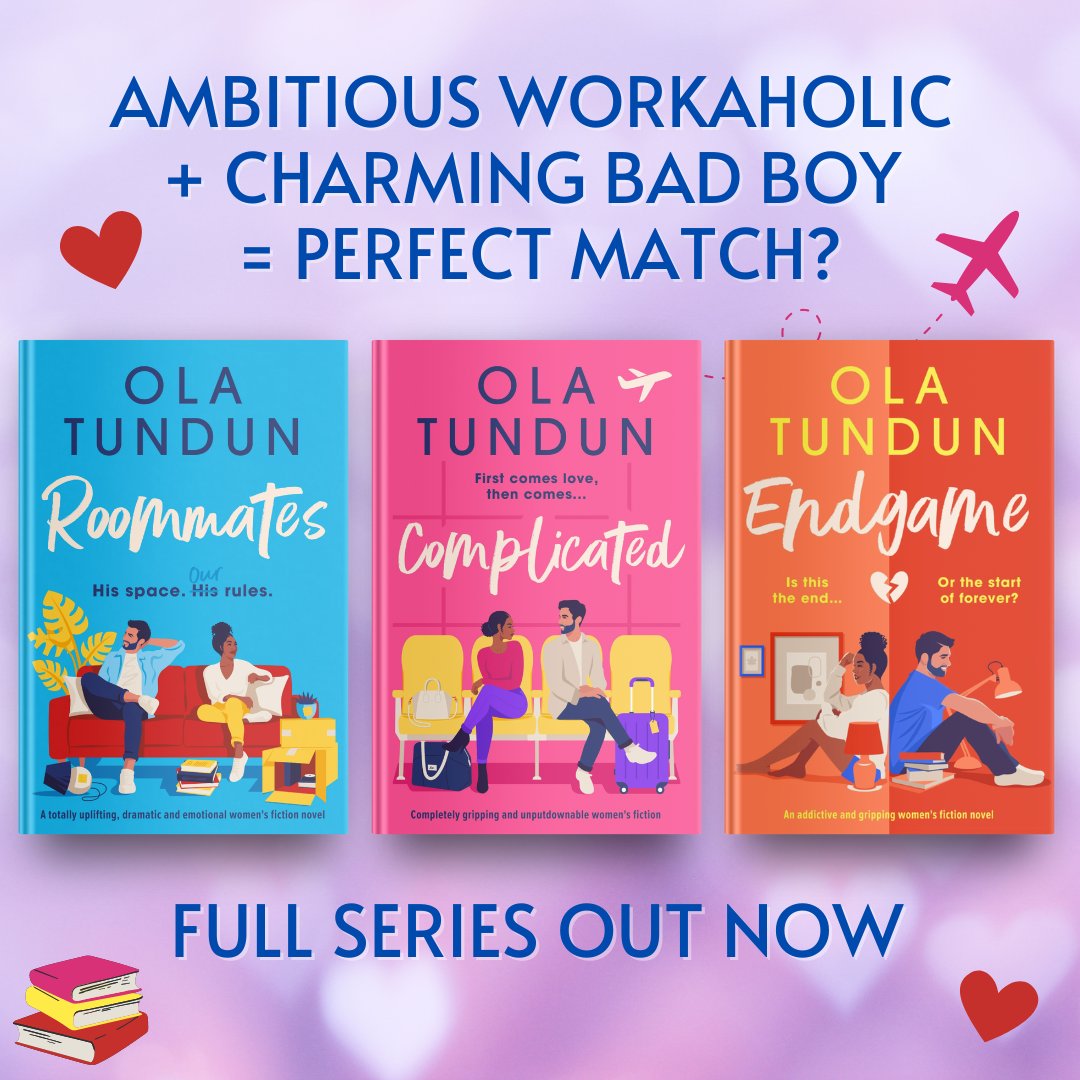 💜 Opposites attract
💜 Forced proximity
💜 He falls first

😍 The perfect romance trilogy to distract you from the bad weather! Dive into Roommates by <a href="/olatundunx/">Ola Tundun</a> today: geni.us/83-rd-two-am

#romanticfiction #romancereader #contemporaryromance