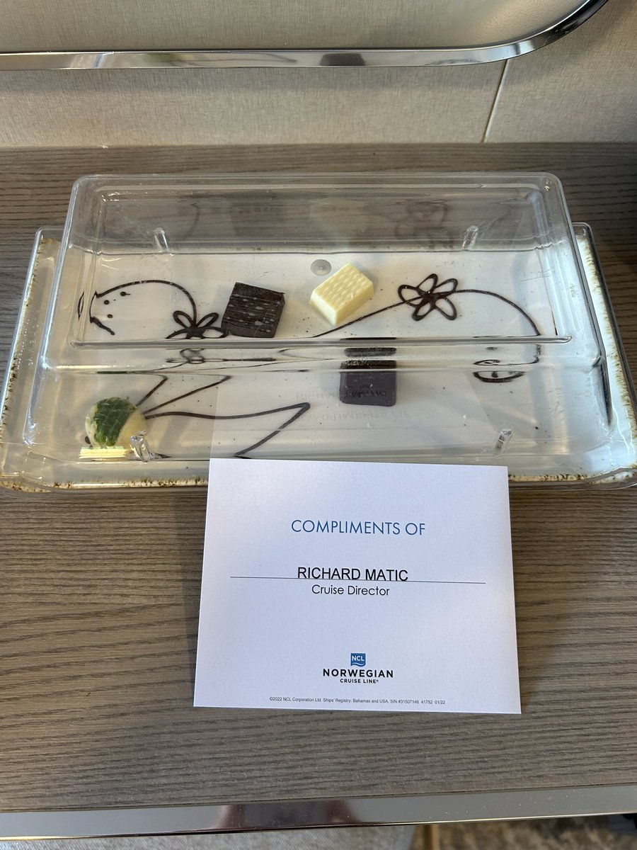 Deborah Langdon (@langdondeborah) on Twitter photo What a special surprise from our Cruise Director Richard .... making our <a href="/CruiseNorwegian/">Norwegian Cruise Line</a> cruise even more memorable What a special surprise from our Cruise Director Richard .... making our <a href="/CruiseNorwegian/">Norwegian Cruise Line</a> cruise even more memorable
