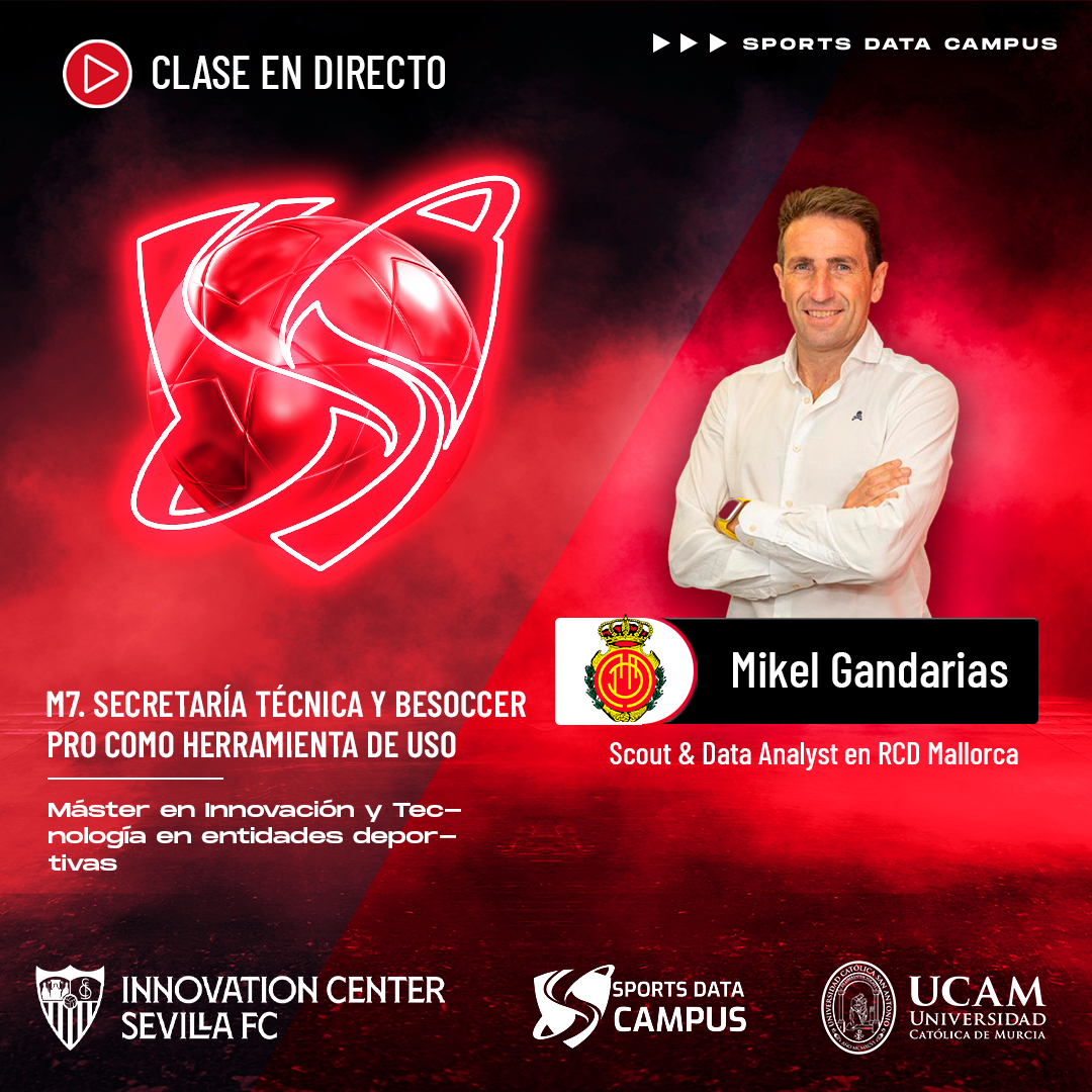 CLASE EN DIRECTO 🔝

🔎 'SECRETARÍA TÉCNICA Y BESOCCER PRO COMO HERRAMIENTA DE USO'

👨‍💼 Con <a href="/MikelGandarias/">Mikel Gandarias</a> | Scout &amp; Data Analyst en RCD Mallorca

📝 Exclusiva para el Máster en #BigData Aplicado al #Scouting en #Fútbol

👉 vist.ly/3mk6dmw