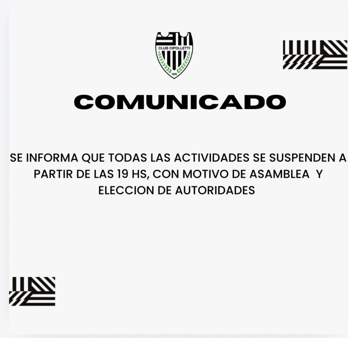 COMUNICADO ‼️