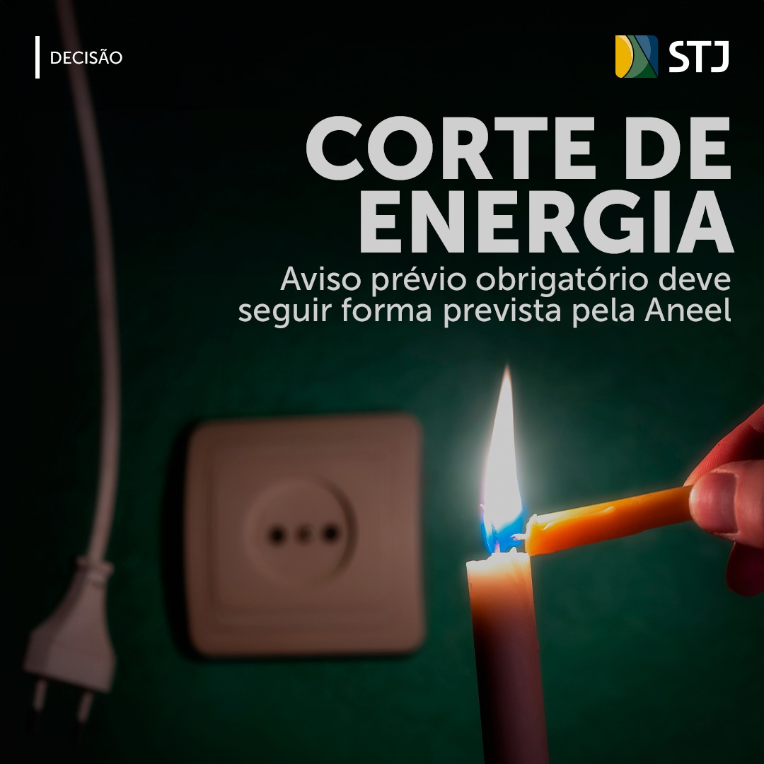 Gerteman's tweet photo. As concessionárias de energia elétrica devem seguir as regras da Aneel para avisar previamente aos consumidores sobre cortes no fornecimento A comunicação deve ser feita por escrito a cada consumidor. No caso, o aviso de corte foi feito por meio de rádio, sendo ilegal. Fonte STJ https://t.co/Lz94vFZNJx