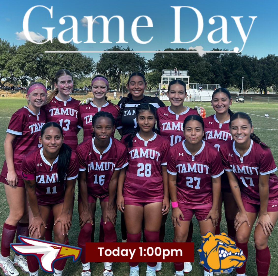 Apologies for the late notice! Our game got moved to TODAY! We will be heading out to Hawkins for a game against Jarvis Christian University.⚽️
🎟️Free Admission
📍 80 Pr 7631, Hawkins, Tx
📺 Veo Live
