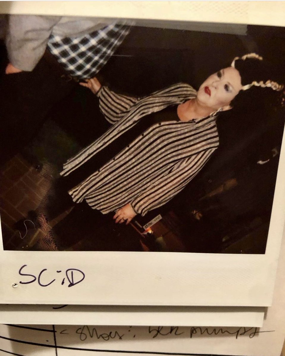 Doris Roberts in her finest cupcake hair for the “Halloween Candy” costume.