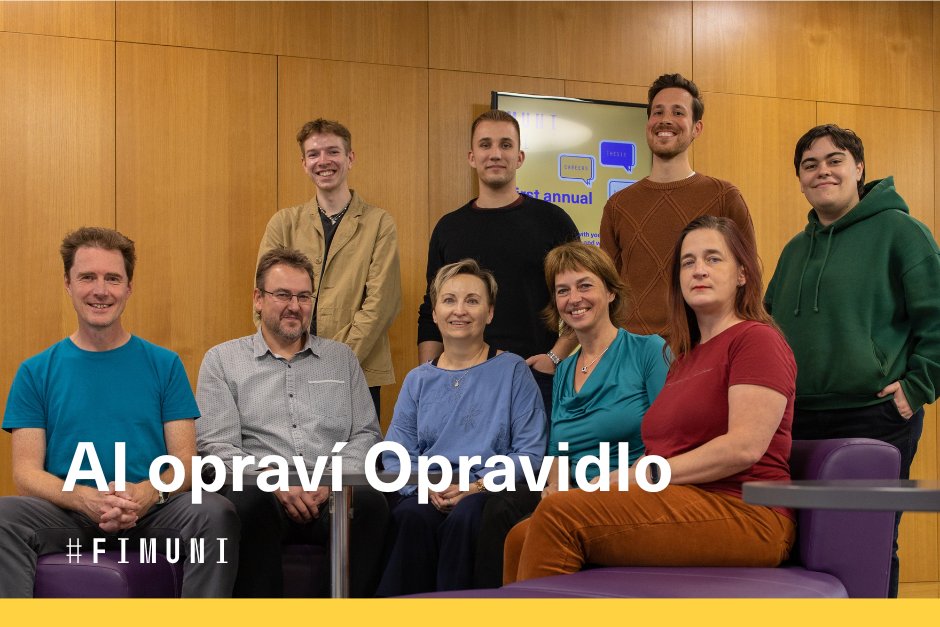 Fakulta informatiky MU (@fi_muni) on Twitter photo Úspěšný jazykový korektor Opravidlo z dílny Filozofické fakulty <a href="/muni_cz/">Masarykova univerzita</a> se dočká vylepšení s využitím AI. Stane se tak díky spolupráci s <a href="/FI_MUNI/">Fakulta informatiky MU</a> a podpoře z evropského projektu Open Call for Open Science Projects and Services (OSCARS).💡
Detaily: is.muni.cz/go/opravidlo🔗 Úspěšný jazykový korektor Opravidlo z dílny Filozofické fakulty <a href="/muni_cz/">Masarykova univerzita</a> se dočká vylepšení s využitím AI. Stane se tak díky spolupráci s <a href="/FI_MUNI/">Fakulta informatiky MU</a> a podpoře z evropského projektu Open Call for Open Science Projects and Services (OSCARS).💡
Detaily: is.muni.cz/go/opravidlo🔗