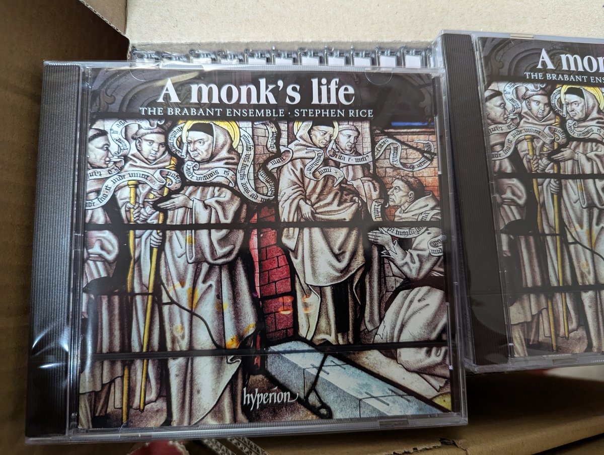 Always nice to see the finished product. This will be released on Friday. The programme is based on the wonderful research of @BarbaraEichner. <a href="/hyperionrecords/">Hyperion Records Ltd</a> <a href="/BrabantEnsemble/">Brabant Ensemble</a>