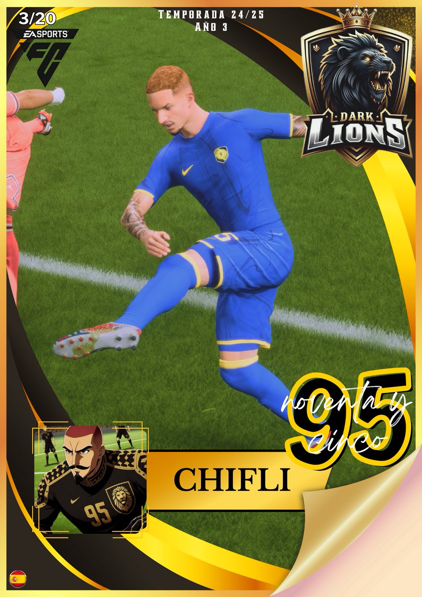 Dark Lions CF • 🖤💛 • 🦁👑 (@darklionscf) on Twitter photo <a href="/Vctor88401618/">Victorl77l</a> <a href="/_chocolate3000/">AYUDAS FIFA CHOCO3K🐦</a> Perteneciente a la vieja guardia del club, un año más se ocupará de amargarle los partidos al rival.
Robos y Distribución SA es el nombre de su empresa.
- CHIFLI • 95 - (3/20)
#Chifliii15 <a href="/Vctor88401618/">Victorl77l</a> <a href="/_chocolate3000/">AYUDAS FIFA CHOCO3K🐦</a> Perteneciente a la vieja guardia del club, un año más se ocupará de amargarle los partidos al rival.
Robos y Distribución SA es el nombre de su empresa.
- CHIFLI • 95 - (3/20)
#Chifliii15