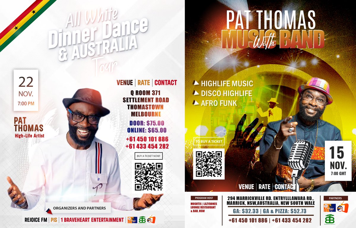 Get ready and let meet with Pat Thomas