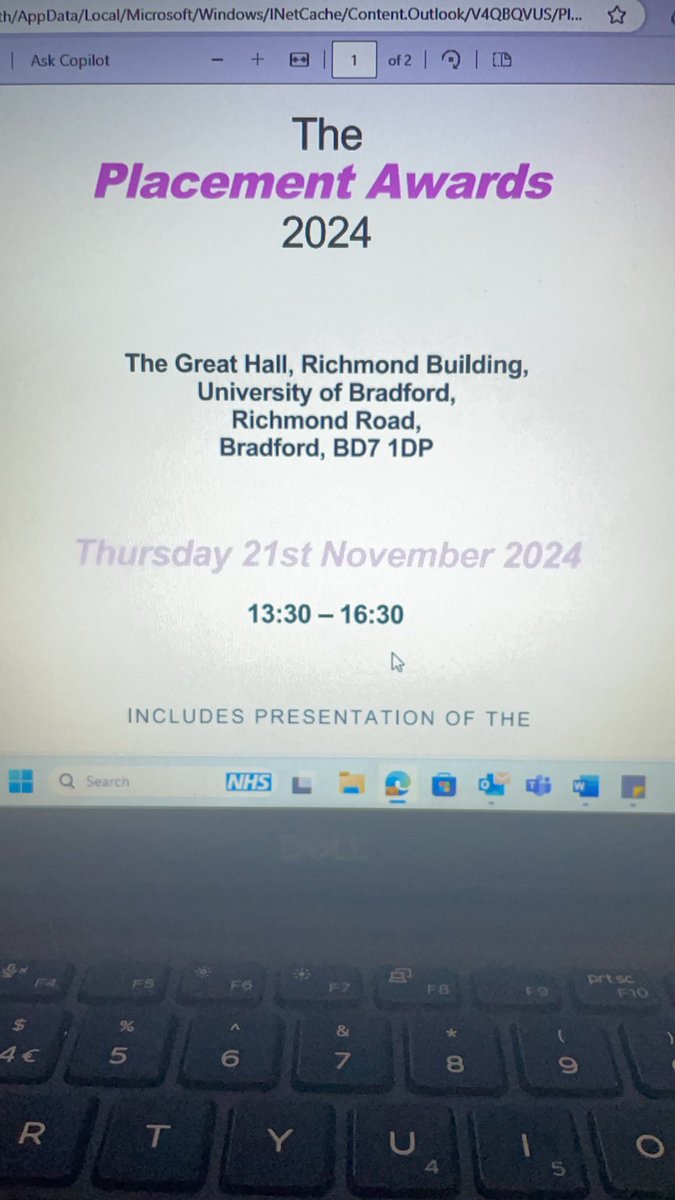 Delighted and very flattered to have been nominated and shortlisted for the Contribution to Innovation Award 👏