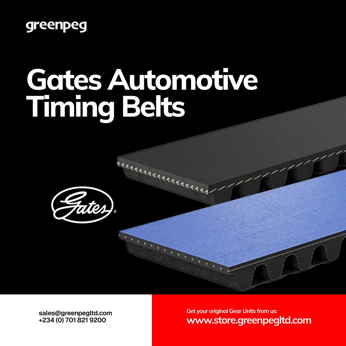 greenpegltd's tweet photo. Gates timing belts provide quiet, reliable, low maintenance performance, with a superior resistance to contamination, heat, and wear.
#belt #automation #gates #greenpeg https://t.co/KY9lKXQOhr