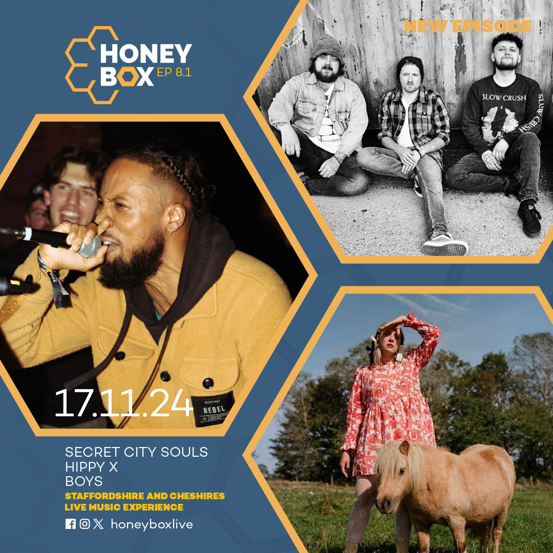 Get your tickets for the first episode of season 8! 

Featuring Secret City Souls, Hippy X and Boys.

eventbrite.com/e/honey-box-li…