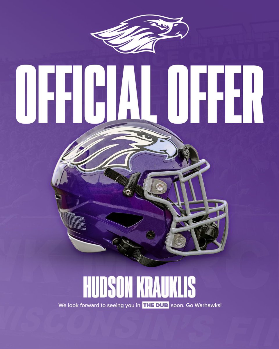 Hudson Krauklis (@hudsonkrauklis7) on Twitter photo After a great conversation with <a href="/Coach_Pogue/">Brody Pogue</a> I am blessed to receive an offer from <a href="/WarhawkFootball/">Warhawk Football</a> . I Couldn’t be more thankful for the opportunity!
<a href="/CoachRindahl/">Jace Rindahl</a> <a href="/ElkhornFB1HERD/">Elkhorn Football Team Page</a> <a href="/EAHSElks/">Elkhorn Athletics & Activities</a> <a href="/MJ_NFLDraft/">Mark Johnson</a> <a href="/travisWSN/">Travis Wilson</a> <a href="/PrepRedzoneWI/">Prep Redzone Wisconsin</a> After a great conversation with <a href="/Coach_Pogue/">Brody Pogue</a> I am blessed to receive an offer from <a href="/WarhawkFootball/">Warhawk Football</a> . I Couldn’t be more thankful for the opportunity!
<a href="/CoachRindahl/">Jace Rindahl</a> <a href="/ElkhornFB1HERD/">Elkhorn Football Team Page</a> <a href="/EAHSElks/">Elkhorn Athletics & Activities</a> <a href="/MJ_NFLDraft/">Mark Johnson</a> <a href="/travisWSN/">Travis Wilson</a> <a href="/PrepRedzoneWI/">Prep Redzone Wisconsin</a>