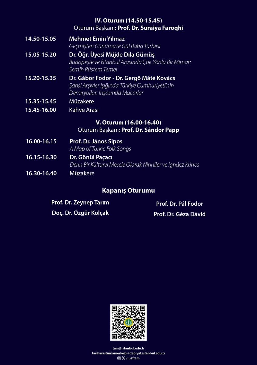 İÜEF Tarih Araştırma Merkezi tweet media