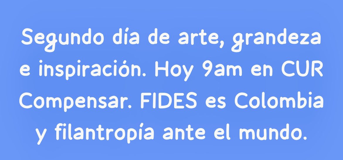 escallonlloreda's tweet photo. Son 50 años de servicio, entrega y amor. FIDES es Colombia. FIDES somos todos https://t.co/V0TKzxrH31