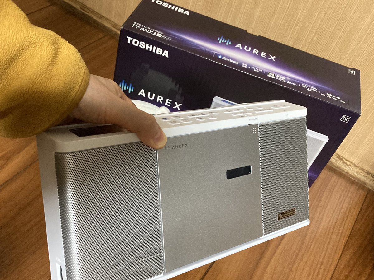 TOSHIBA TY-ANX3 Bluetoothオーディオデッキ TOSHIBA TY-ANX3 Bluetoothオーディオデッキ 東芝（TOSHIBA