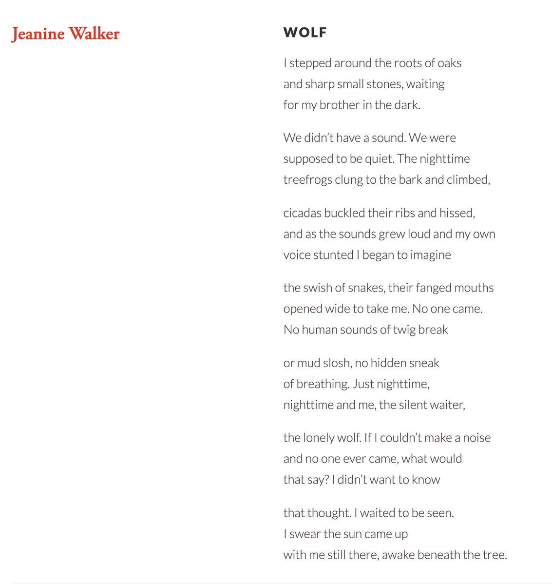 Jeanine Walker (@jeaninemwalker) on Twitter photo So happy to have this mid-80s, central PA poem up in the recent issue of <a href="/theinterpreter6/">theinterpretershouse</a>! So happy to have this mid-80s, central PA poem up in the recent issue of <a href="/theinterpreter6/">theinterpretershouse</a>!