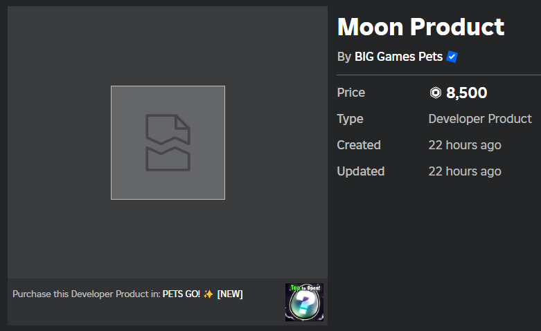 PetSimNew's tweet photo. All the leaks I missed yesterday! 

New Pets Go Daily Rewards 

New moon gamepass for Pets Go!

New database for Pets Go

Credits: @PetSimNews69 https://t.co/jXaULzFkzX