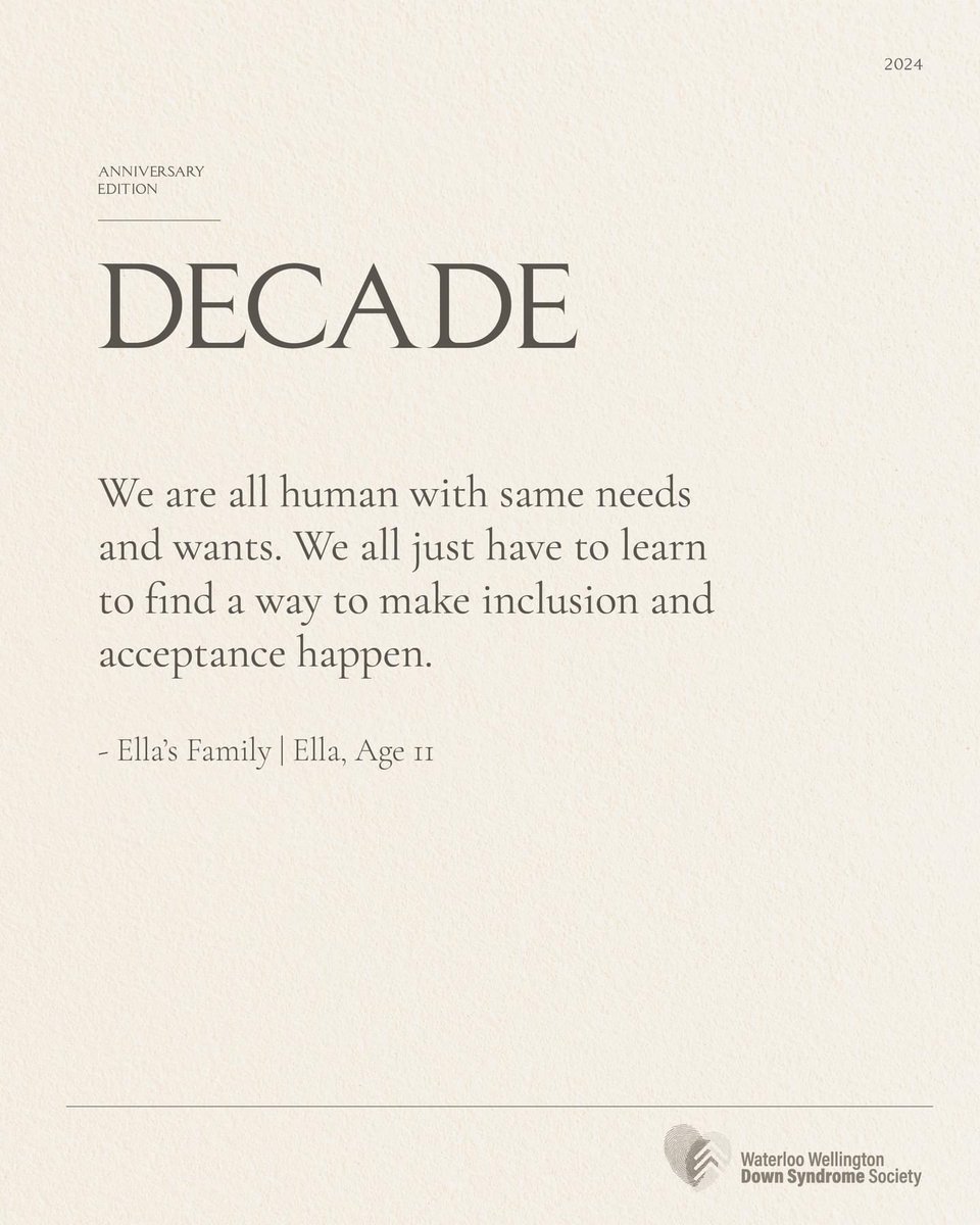 Decade | Ella #downsyndrome #DownSyndromeAwarenessMonth #decade