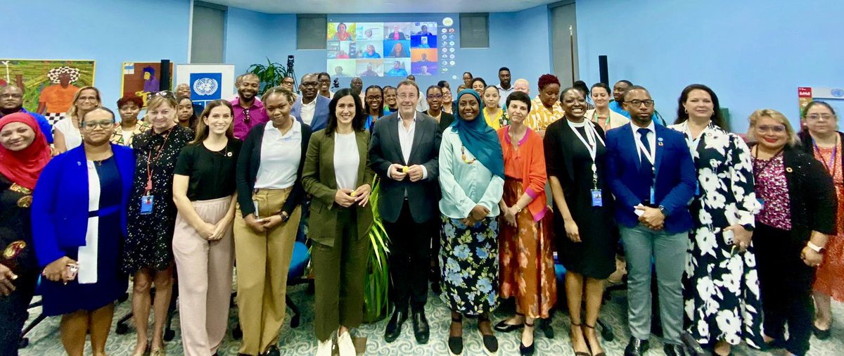 EltayebLimya's tweet photo. Great to have @ASteiner and @MichMuschett with us in #Barbados this week! Thank you for the frank, inspiring &amp; energizing conversation with the team. https://t.co/PC700gNlF3