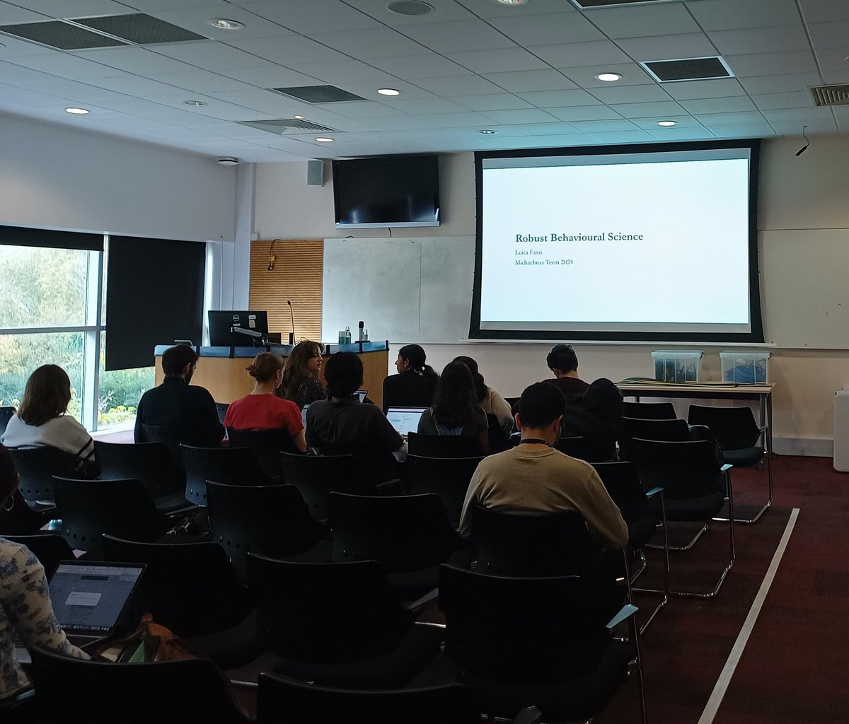 Luisa Fassi (@fassiluisa) on Twitter photo Exciting morning lecturing the MPhil and new PhD students at <a href="/mrccbu/">MRC Cognition and Brain Sciences Unit</a> on confirmatory/exploratory research, pre-registration and registered reports.
Happy that #openscience teaching is taken seriously and is a milestone of their postgrad course at the Unit! Exciting morning lecturing the MPhil and new PhD students at <a href="/mrccbu/">MRC Cognition and Brain Sciences Unit</a> on confirmatory/exploratory research, pre-registration and registered reports.
Happy that #openscience teaching is taken seriously and is a milestone of their postgrad course at the Unit!