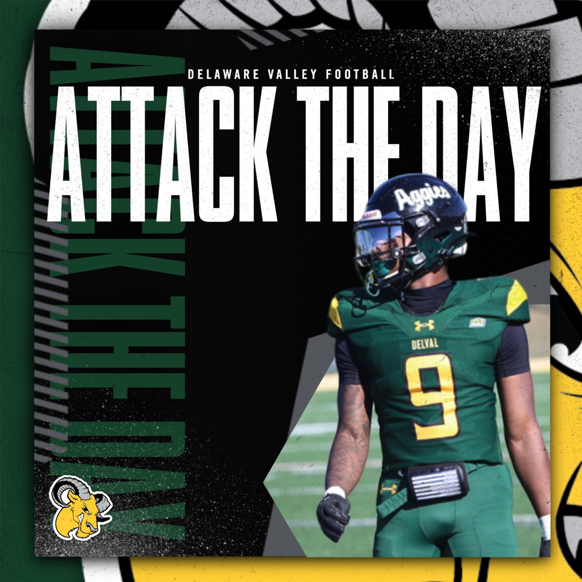 Attack the day! 
#DelValFootball #NoExcuses