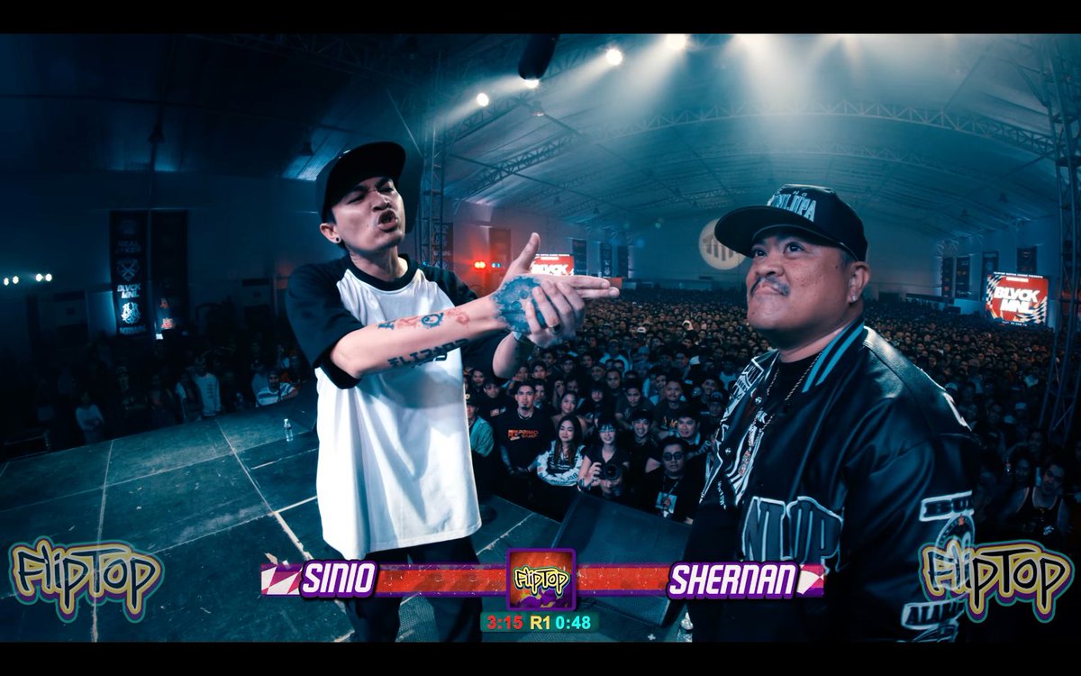 FlipTop_Battles's tweet photo. No. 1 at No. 2 MOST VIEWED sa battle rap! Na mas magiging no. 1 at no. 2 pa dito. https://t.co/KL3L3oknIQ

SINIO vs SHERNAN mula sa BWELTA BALENTONG 11!!! Saludo sa inyong dalawa! At kita kits sa Pakusganay at Gubat tong Nov 16 at 23! https://t.co/X9FvNmJsF5