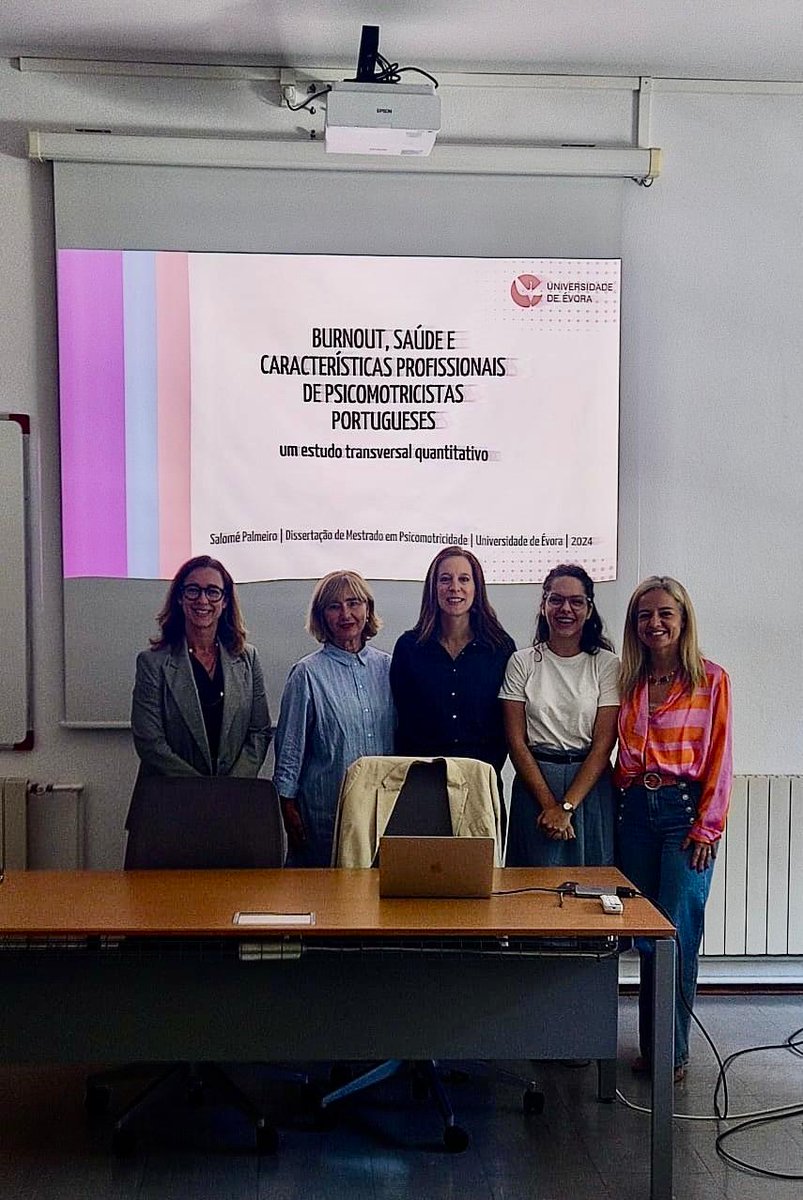 🎓 Mestrado em Psicomotricidade🎓

Conclusão de mais um percurso académico da nossa candidata a mestre:
🧠Salomé Palmeiro

🎯Dissertação: “Burnout, saúde e características profissionais de psicomotricistas portugueses - um estudo transversal quantitativo"

Parabéns Salomé!