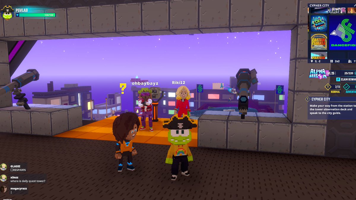 Come dance with me in the Cypher City Experience in 💃🕺<a href="/TheSandboxGame/">The Sandbox</a>. Make sure to bring your boogie shoes 🩰  register-landings.sandbox.game/alphaseason4-s… #TheSandbox #AlphaSeason4 #AS4SocialChallenge
