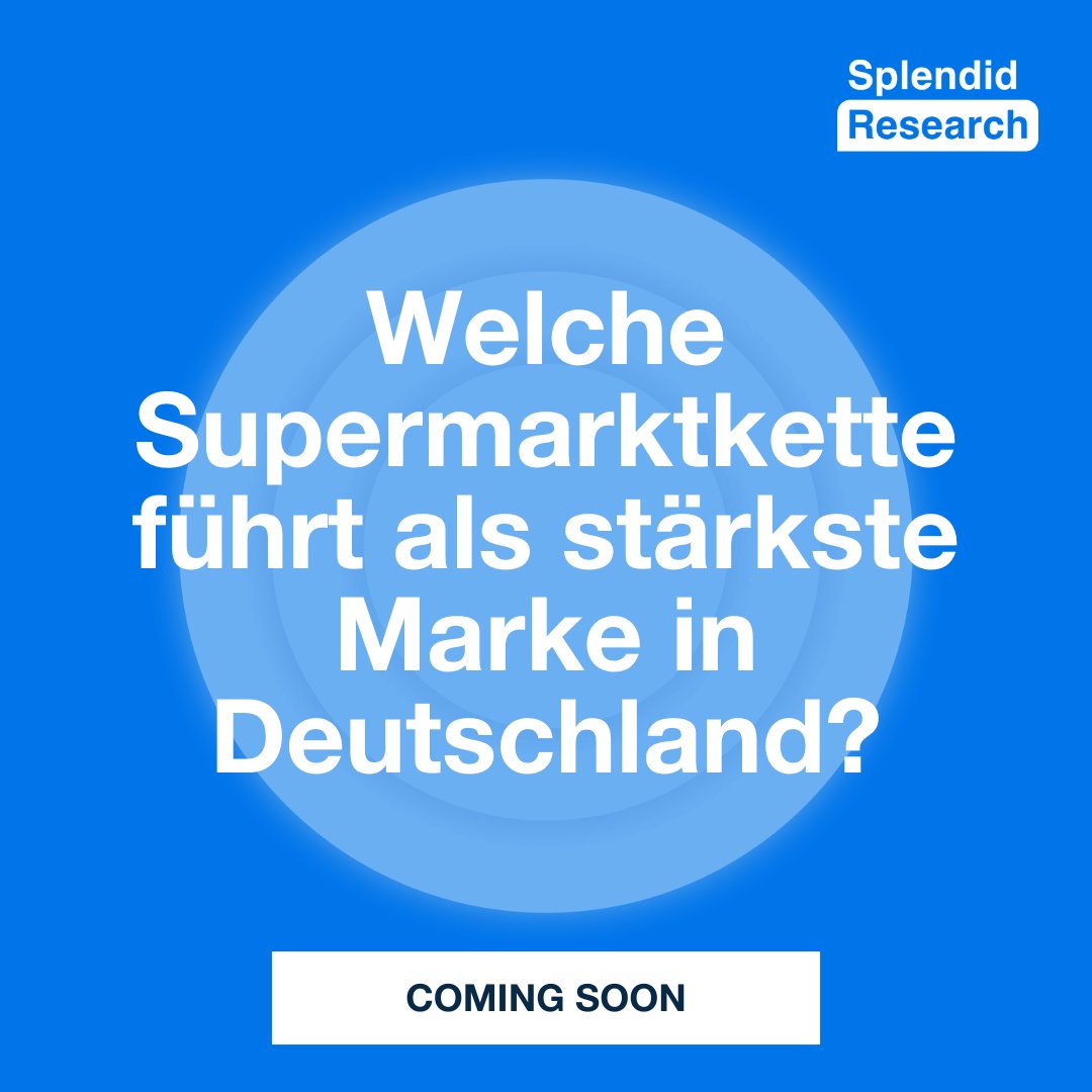 myMaFo's tweet photo. 🛒 Die stärkste Supermarkt-Marke Deutschlands 2024 🏆
Welche Supermarkt-Marke setzt sich 2024 durch und bleibt den Deutschen am stärksten im Gedächtnis? Wir haben die Daten ausgewertet und präsentieren euch bald das Ergebnis! 🍎🥖
Ist euer Lieblingssupermarkt ganz vorne dabei? https://t.co/643vk3eWAT