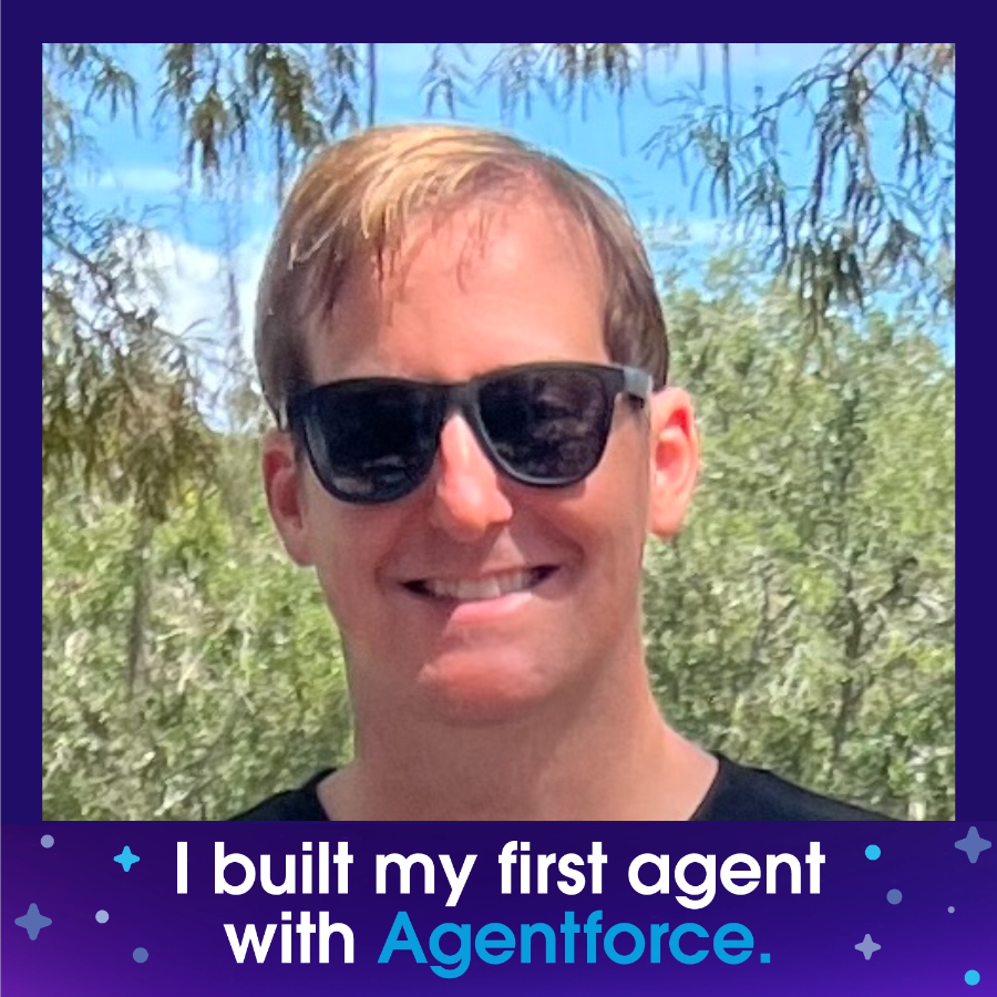 Completed this fun little Trailhead Quest showing the power of the latest Salesforce technology. Thanks #Salesforce!  
#BuiltWithAgentforce and #SFGiveaway.