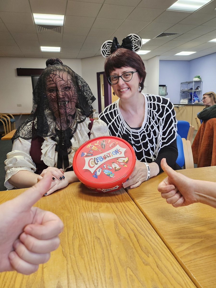 Congrats to the Halloweenies aka the library team who won the lunchtime Halloween department quiz.