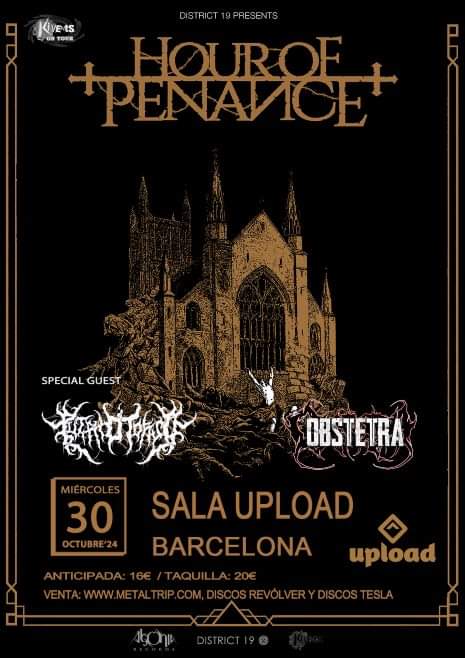 Hour of Penance (@hourofpenance) on Twitter photo First show of our tour in Spain Is in Barcelona <a href="/UploadBarcelona/">Upload Barcelona</a> ! See you tonight !!
#Deathmetal #hourofpenance #blastbeats First show of our tour in Spain Is in Barcelona <a href="/UploadBarcelona/">Upload Barcelona</a> ! See you tonight !!
#Deathmetal #hourofpenance #blastbeats
