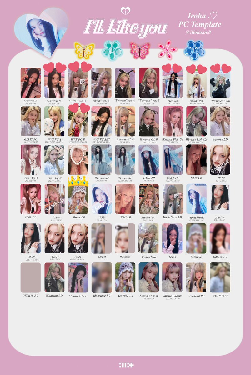 ILLIT I'LL LIKE YOU トレカ タワレコ ラキドロ シリアル

譲❤︎ミンジュ ユナ / シリアル1枚
求❤︎イロハ（👑＞💕）

・シリアルは⇔👑 or シリアル⇔💕（2〜3）で即決

トレカは郵送のみ、シリアルはdmにてお送りします。お気軽にお声かけくださいᴗ ·̫ ᴗ )♩