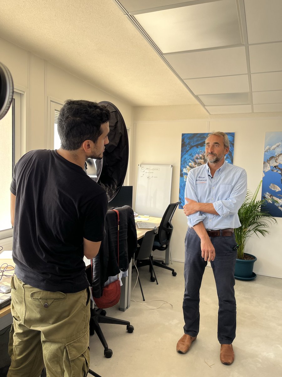 A glimpse behind the scenes with Blue Alliance and our partner AXA Climate! 🎥As part of their series showcasing impactful initiatives, <a href="/AXA/">AXA</a> is producing videos to highlight key projects they support—including our Marine Protected Areas!🌊Full post: linkedin.com/posts/blue-all…