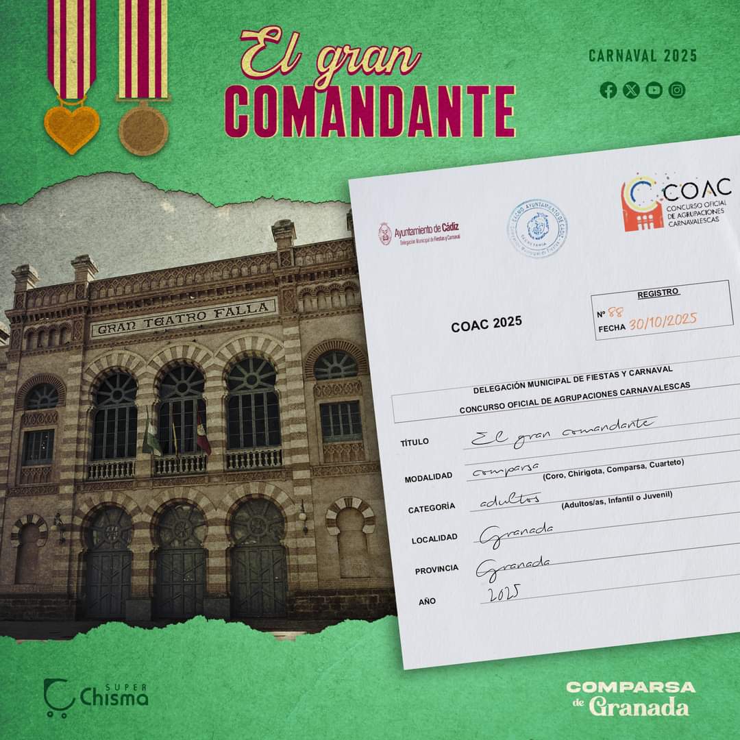 Un año más 🤞

#ElGranComandante #Carnaval2025