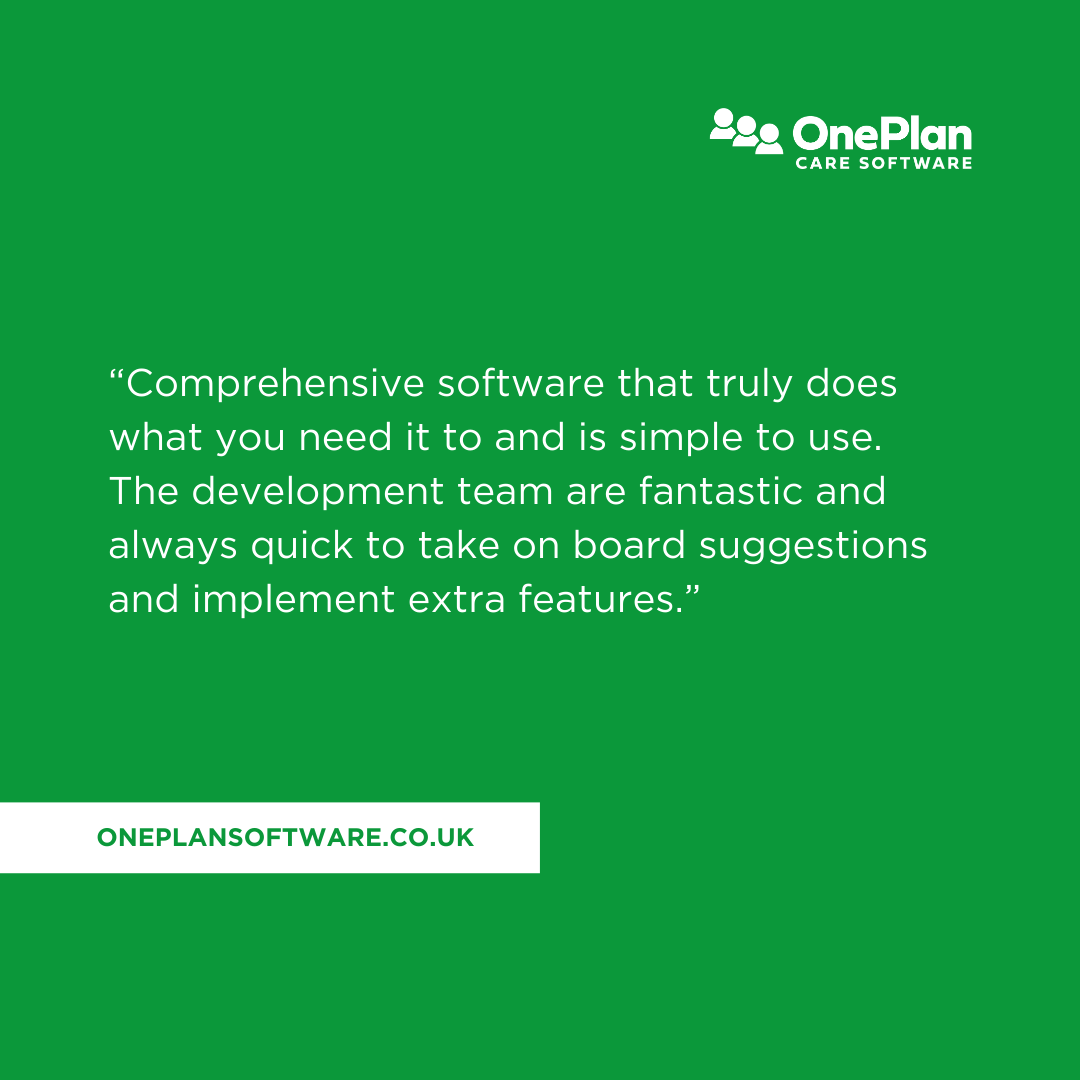 Oneplansoftware's tweet image. Our responsive team listens &amp;amp; adapts, ensuring you have the tools for exceptional care, 24/7. 💚

Try our demo today on Google Play or App Store!

#CareSoftware #CareManagement