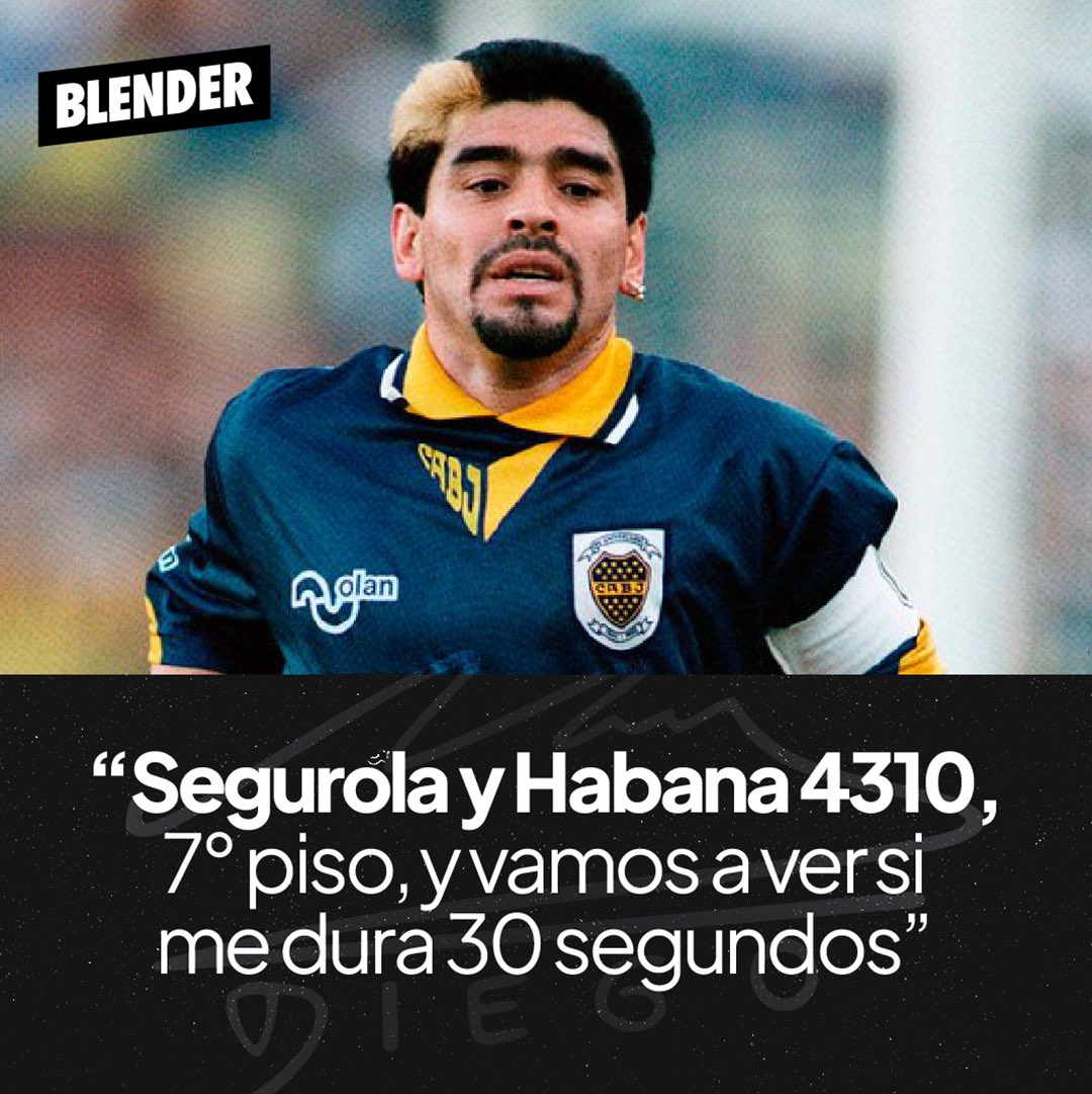 estoesblender's tweet photo. Feliz cumple, D10S. 

Te extrañamos mucho, por eso elegimos algunas de tus frases más icónicas.

¿Cuál es la preferida de ustedes? https://t.co/AePnLZmzPg